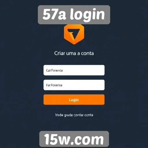 Como criar uma conta no 57a login