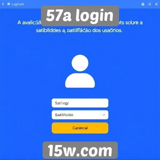 Experiência do usuário no 57a login é avaliada